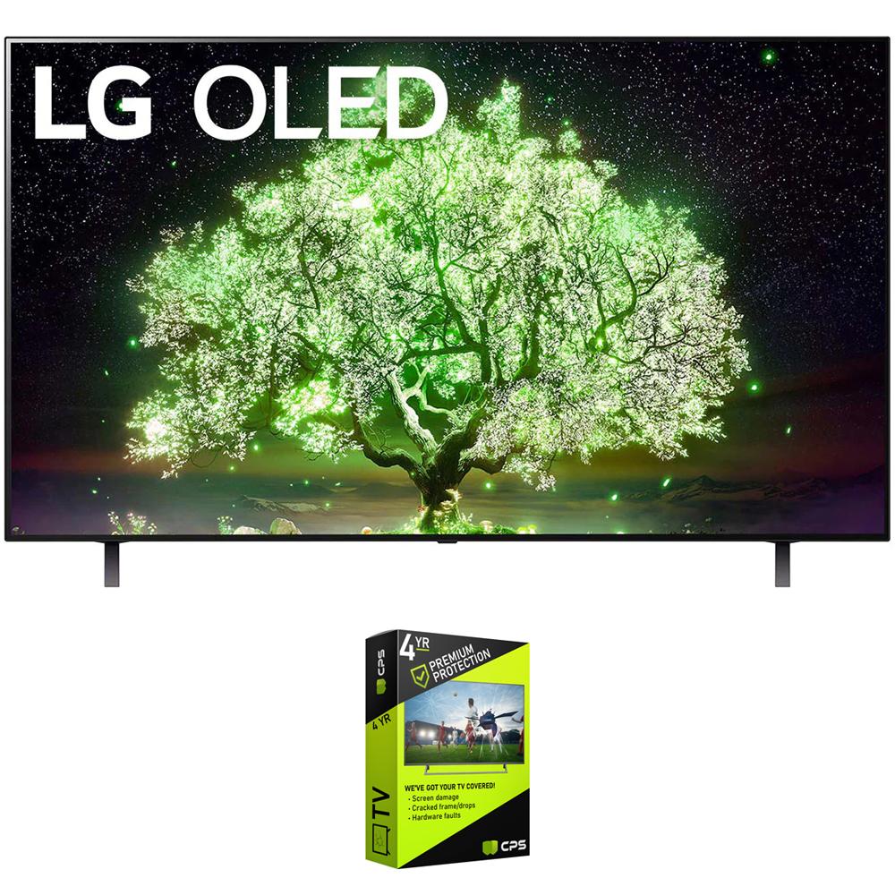 LG OLED48A1PUA 48 Inch OLED TV 2021 + Premium Warranty Bundle