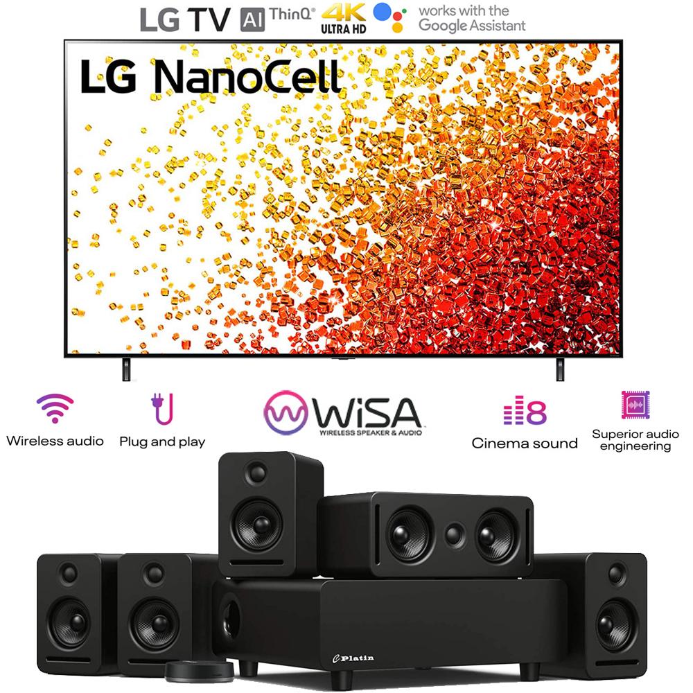 LG 86NANO90UPA 86" 4K Nanocell TV 2021 + Platin Audio System w/ WiSA Transmitter