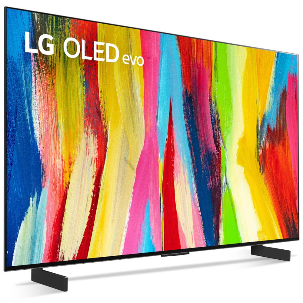 LG OLED42C2PUA 42" HDR 4K Smart OLED TV 2022 + LG S65Q Soundbar + Rear Speaker Kit