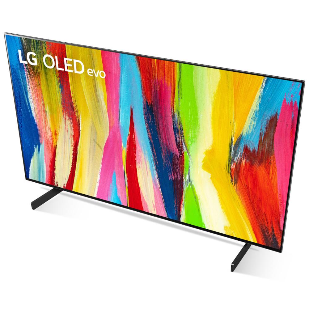 LG OLED42C2PUA 42" HDR 4K Smart OLED TV 2022 + LG S65Q Soundbar + Rear Speaker Kit