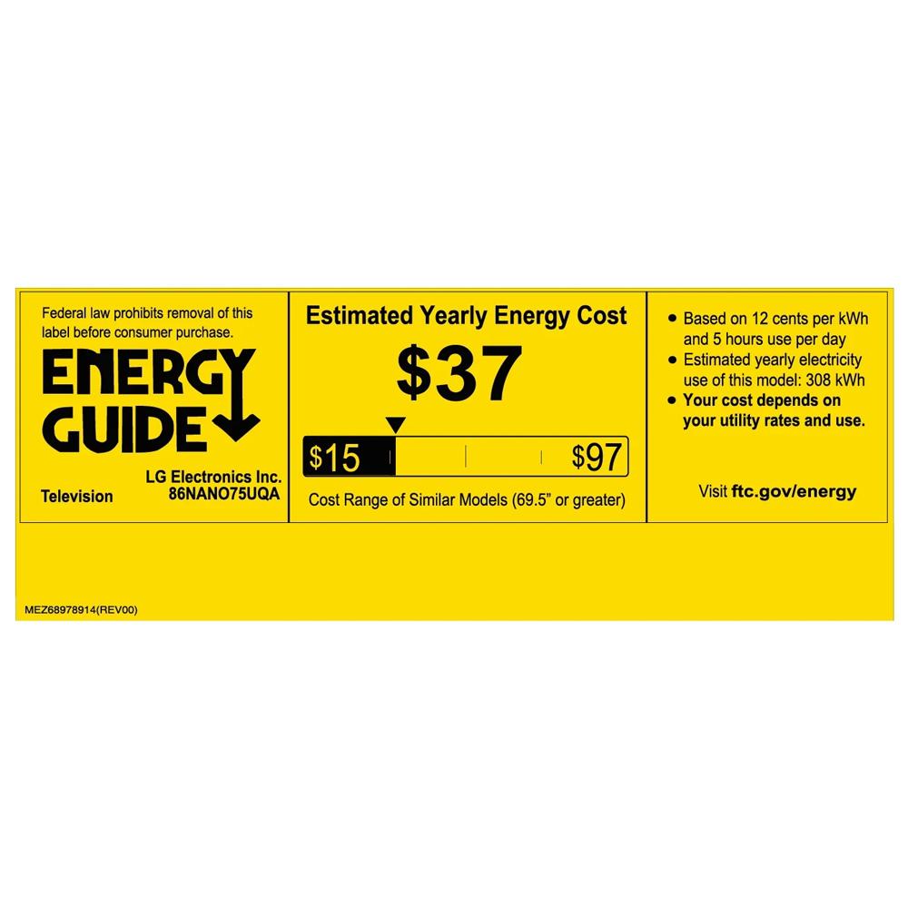 LG 86" HDR 4K UHD Smart NanoCell LED TV 2022 + LG S65Q Soundbar + Rear Speaker Kit