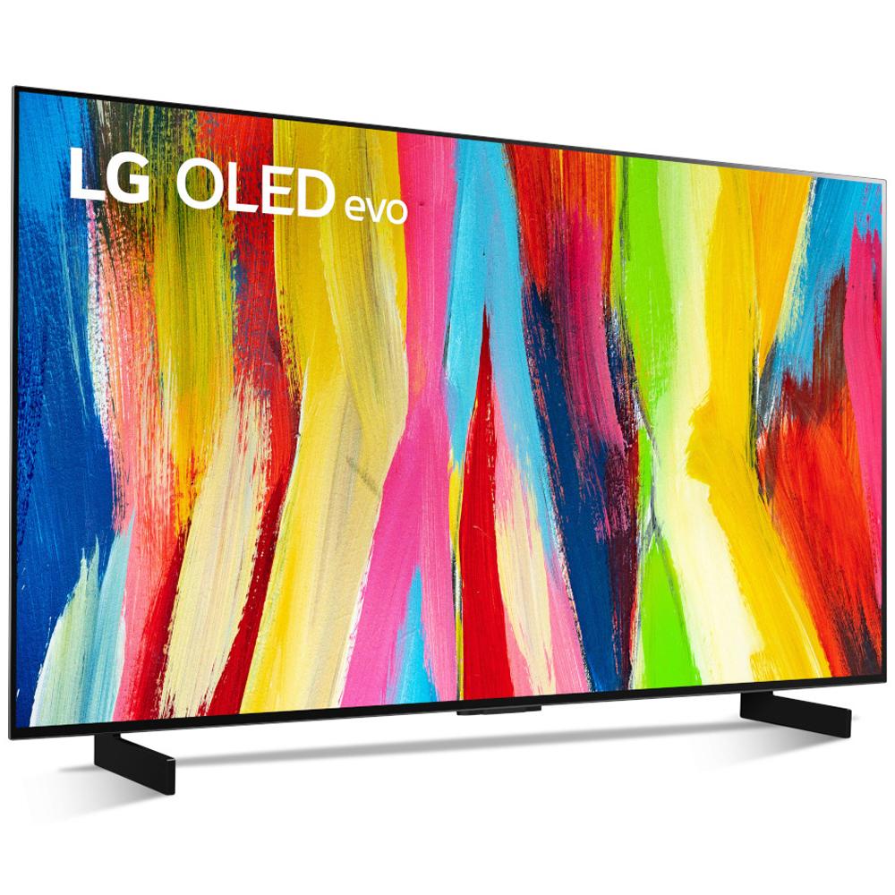 LG OLED42C2PUA 42" HDR 4K Smart OLED TV 2022 w/ LG S95QR High Res Audio Sound Bar