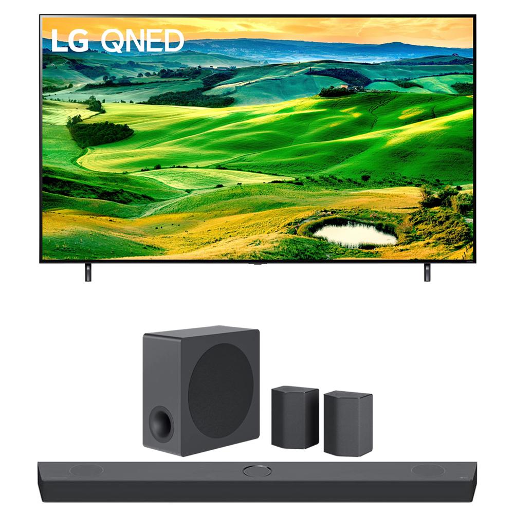 LG 86QNED80UQA 86" QNED Mini-LED Smart TV 2022 w/ LG S95QR High Res Audio Sound Bar