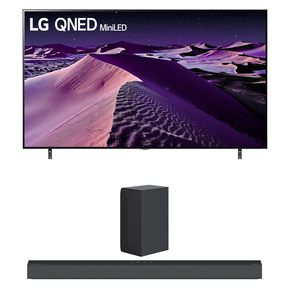 LG 86" HDR 4K Smart QNED Mini-LED TV 2022 w/ LG S65Q High Res Audio Sound Bar