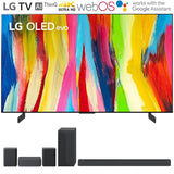 LG OLED42C2PUA 42" HDR 4K Smart OLED TV 2022 + LG S65Q Soundbar + Rear Speaker Kit